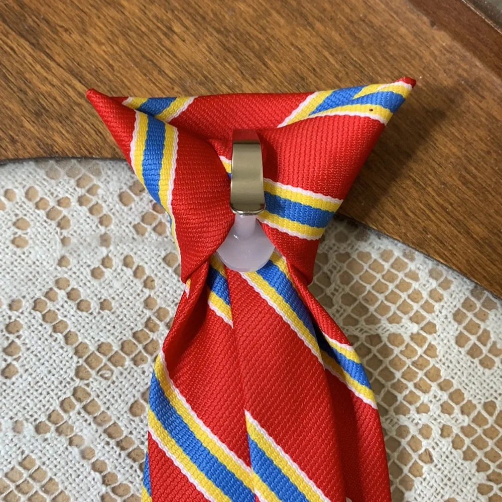 Vintage Boys clip on Tie